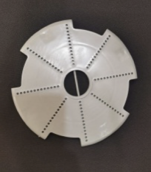 Платформа пластиковая  для люстры ВОСЬМИГРАННИК (диаметр 20) серая